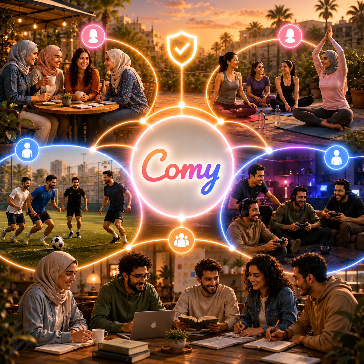 صورة المجتمع: Comy Founders